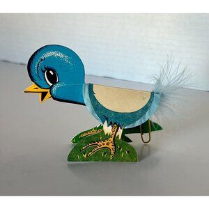 Vintage Easter Bird Decoration | 1940s–50s Beistle Co. Cardboard Spring Decor